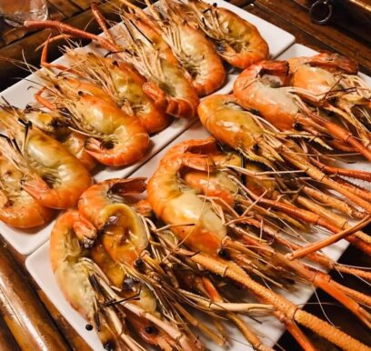 กุ้งเผา